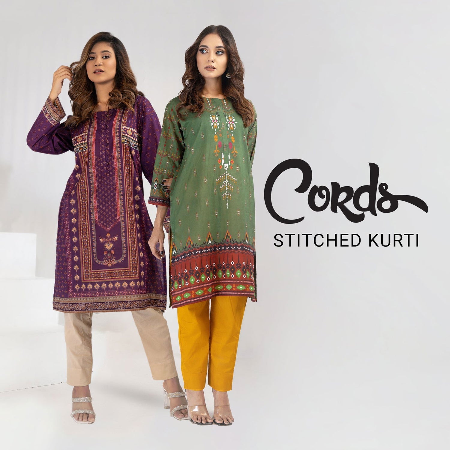 Cords Stitched Kurti