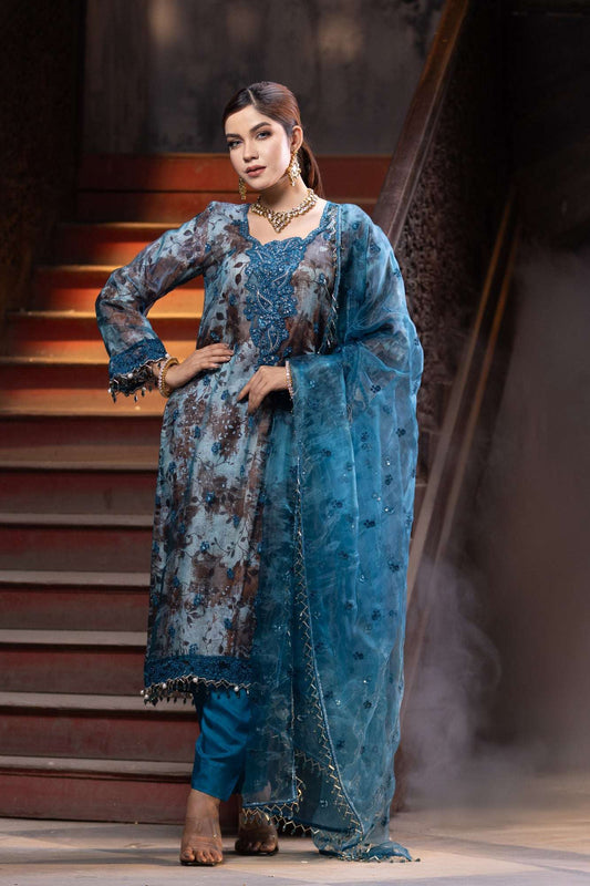 Khwaab Luxury Unstitched 4pcs