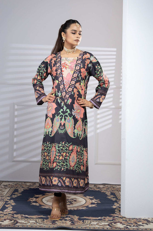 Printed Premium Soft Silk Ready To Ware Kaftan Vol-02