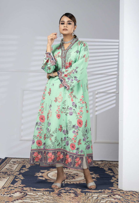 Printed Premium Soft Silk Ready To Ware Kaftan Vol-02