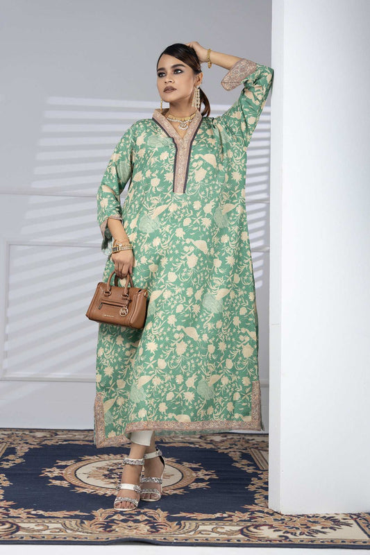 Printed Premium Soft Silk Ready To Ware Kaftan Vol-02