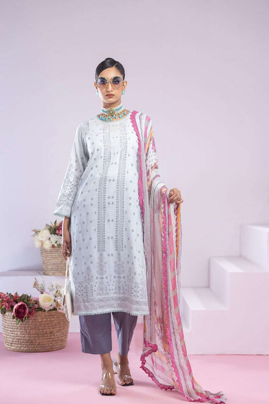 Inaya Embroidered & Sequence Work Unstitched 3pcs